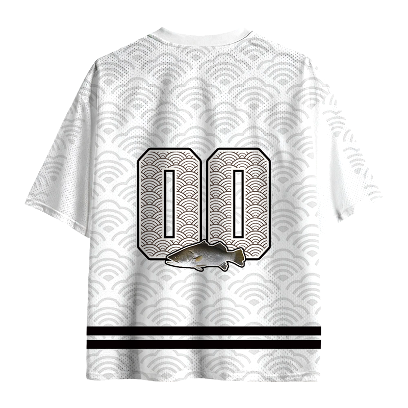 Tokyocanvas Buy a Man Eat Fish Mesh Jersey