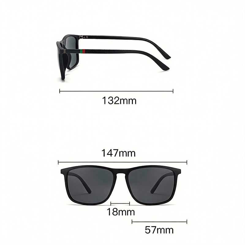 Tokyocanvas Retro Blue Sunglasses