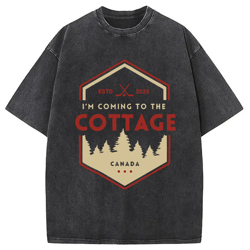 Tokyocanvas Coming To The Cottage Washed T-Shirt