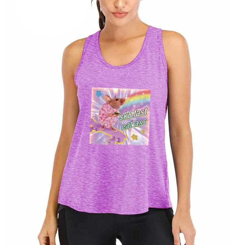 Tokyocanvas Fast Eat Ass Fitness Tank