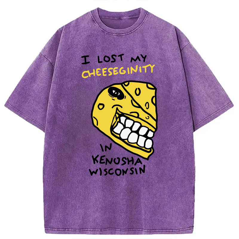 Tokyocanvas I Lost My Cheeseginity Washed T-Shirt