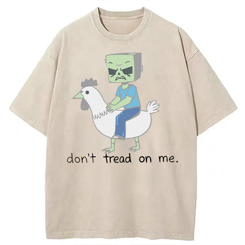Tokyocanvas Don't Tread On Me Meme Washed T-Shirt