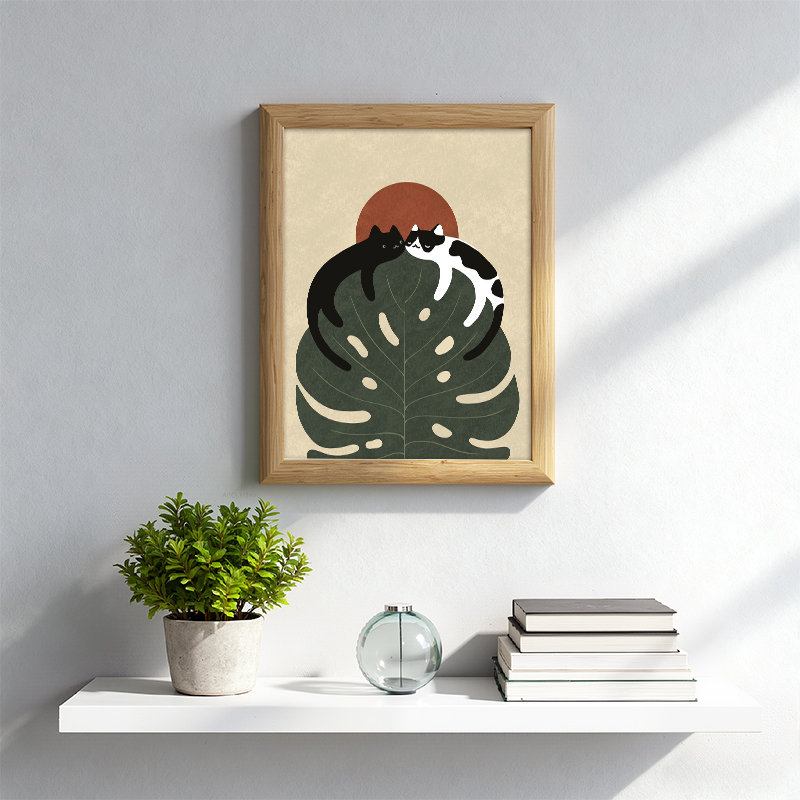 Tokyocanvas Cat Lover Framed Art Print