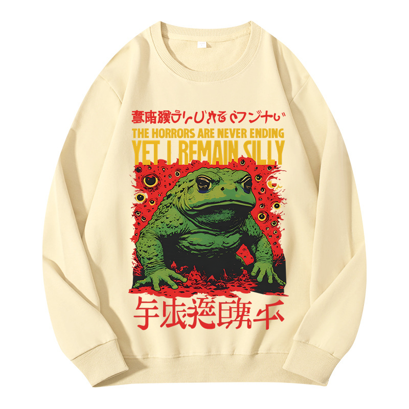 Tokyocanvas The Horrors Are Never Ending Classic Sweatshirt