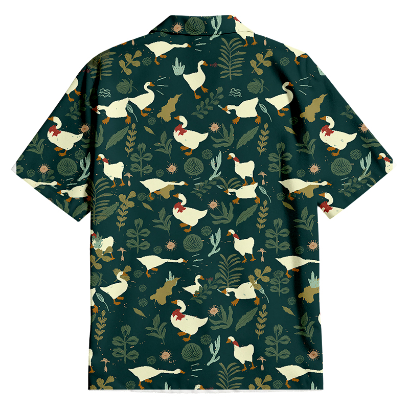 Tokyocanvas Goose Button Up Pocket Shirt