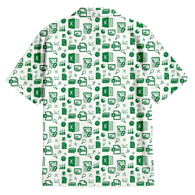 Tokyocanvas Spreadsheet Chic Button Up Pocket Shirt