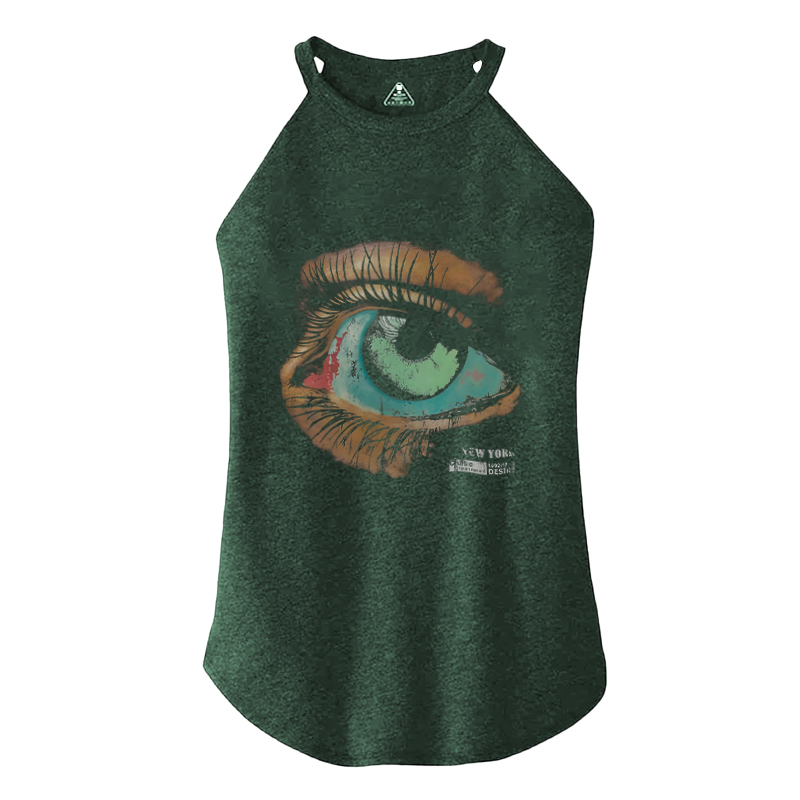 Tokyocanvas Vintage Fashion Eye Cotton Tank