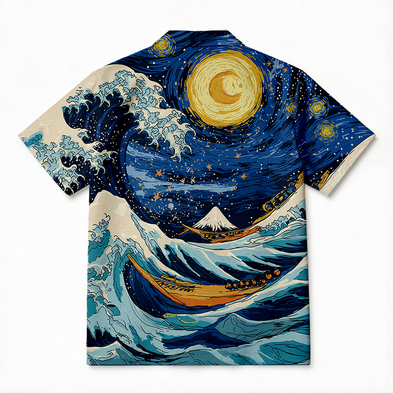 Tokyocanvas The Great Wave Off Hawaiian Shirt