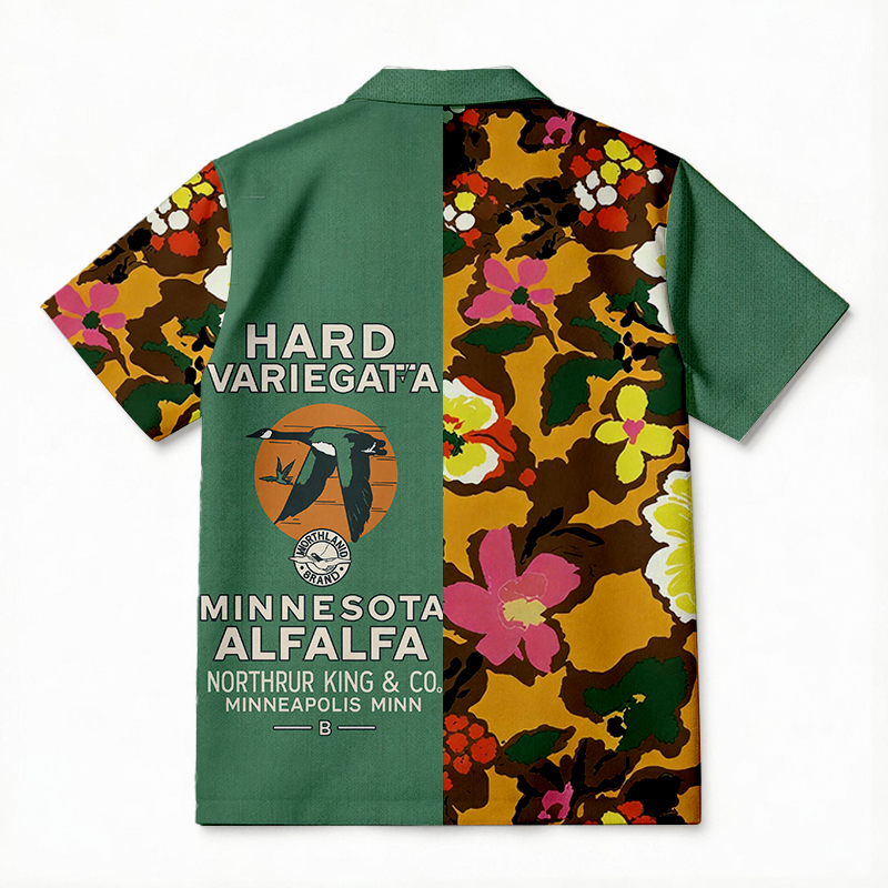 Tokyocanvas Vintage Alfalfa Patch Hawaiian Shirt
