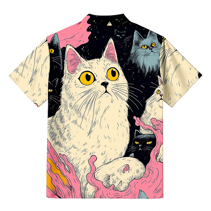 Tokyocanvas Cat's Fantasy Universe Hawaiian Shirt