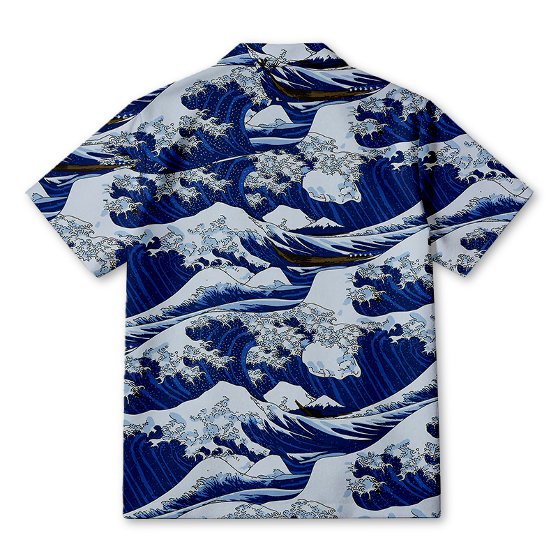 Tokyocanvas Japanese Ukiyo-e Hawaiian Shirt