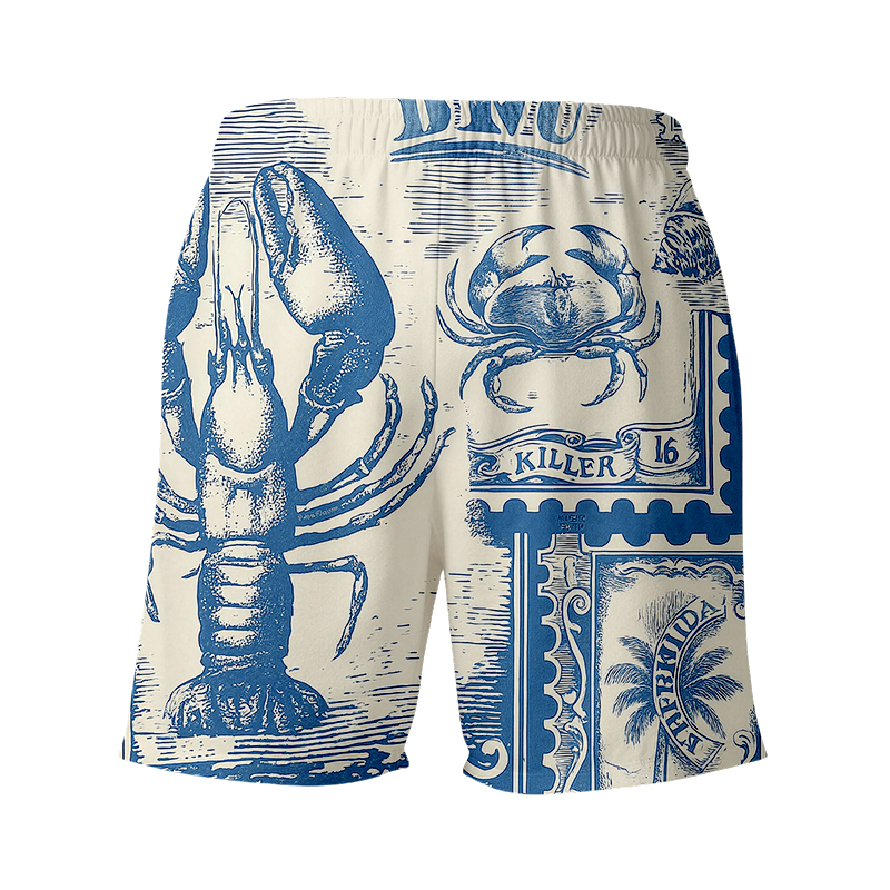 Tokyocanvas Bermuda Post Swim Short
