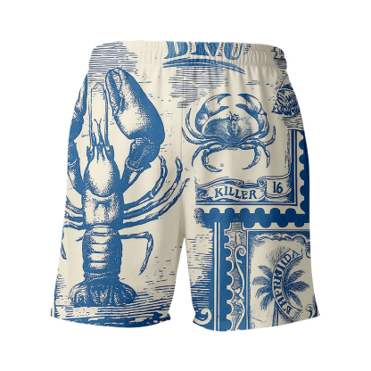 Tokyocanvas Bermuda Post Swim Short
