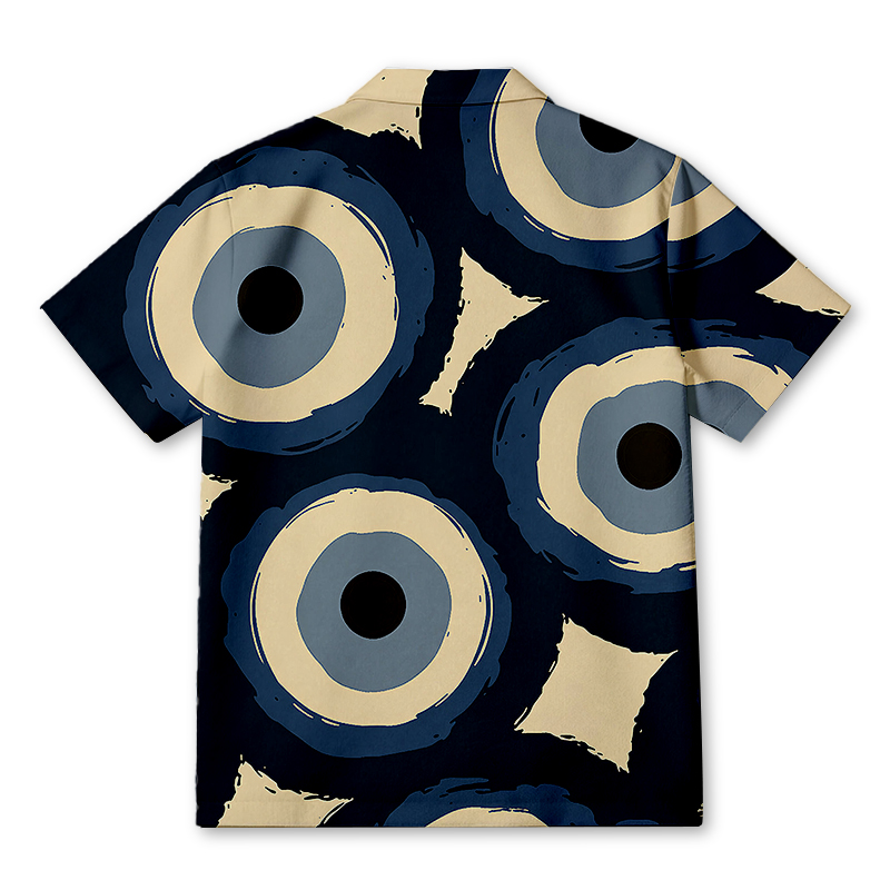 Tokyocanvas Nomad Ring Canvas Hawaiian Shirt