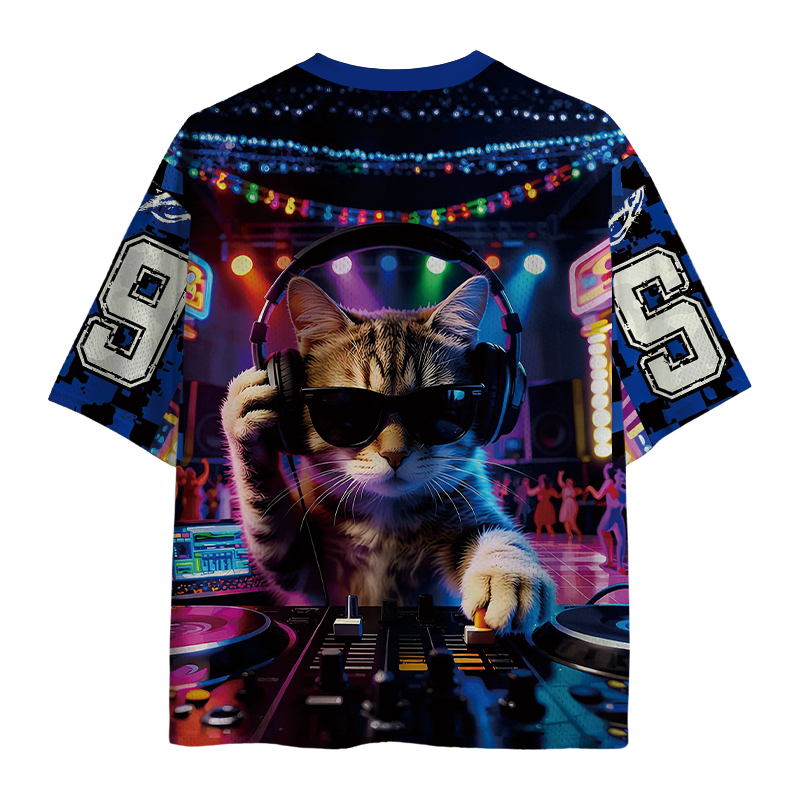 Tokyocanvas DJ Cat Rave Mesh Jersey
