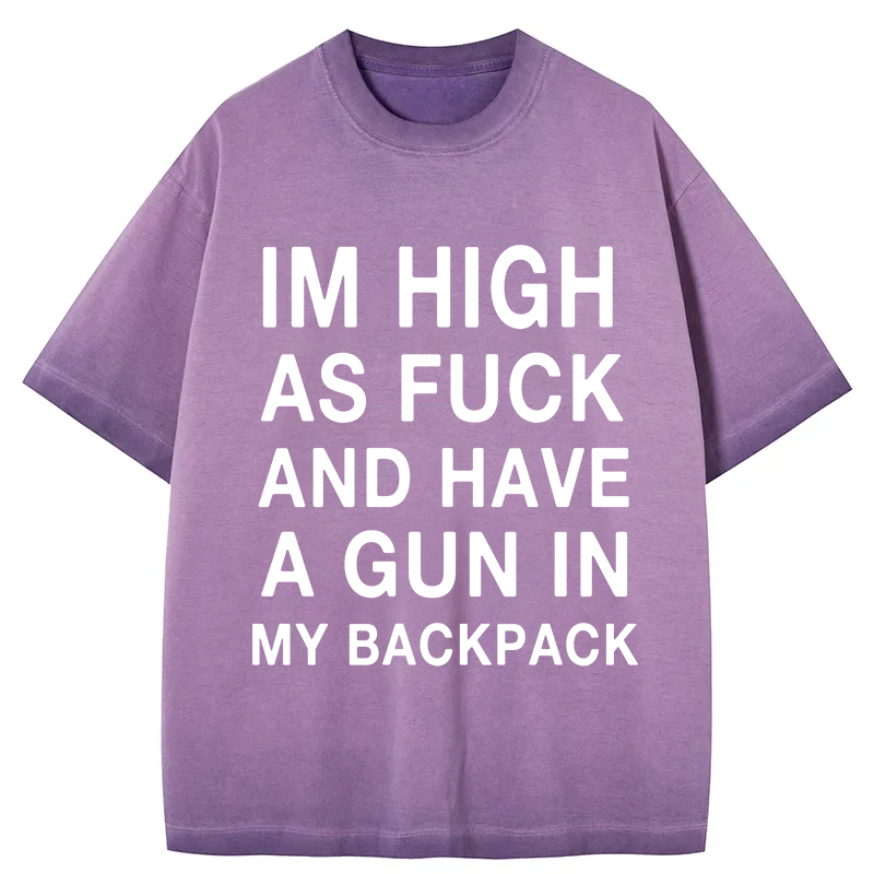 Tokyocanvas Im High Gradient Washed T-Shirt