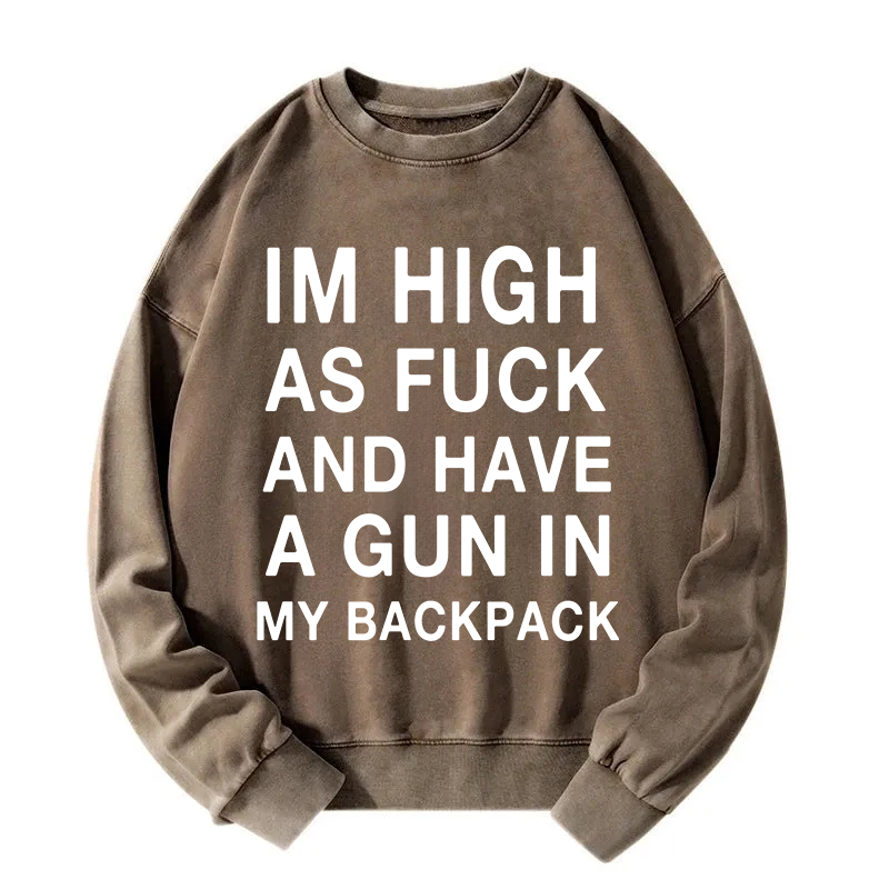 Tokyocanvas Im High Washed Sweatshirt