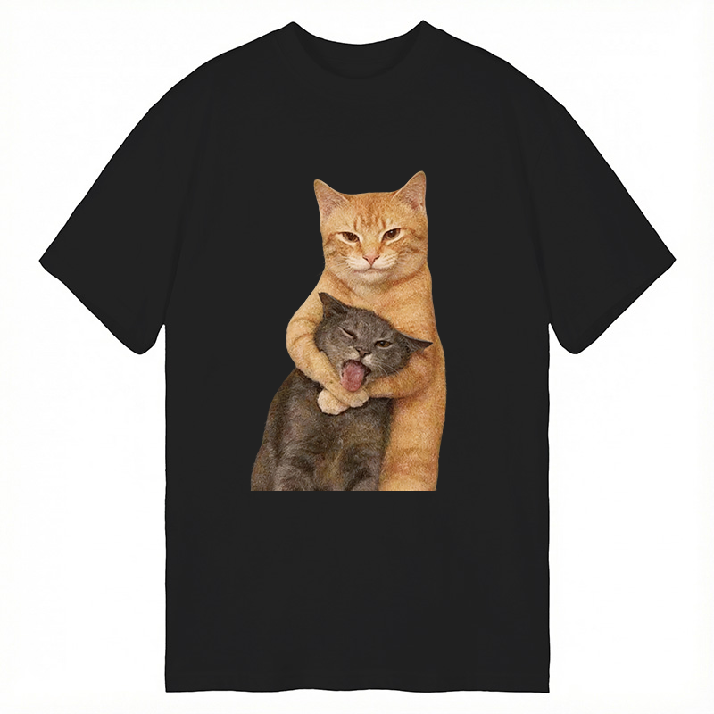 Tokyocanvas Fighting Cat Meme Classic T-Shirt