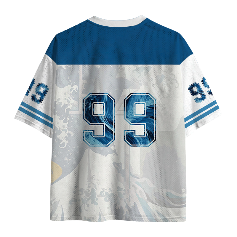 Tokyocanvas Ukiyoe Waves Japan Mesh Jersey