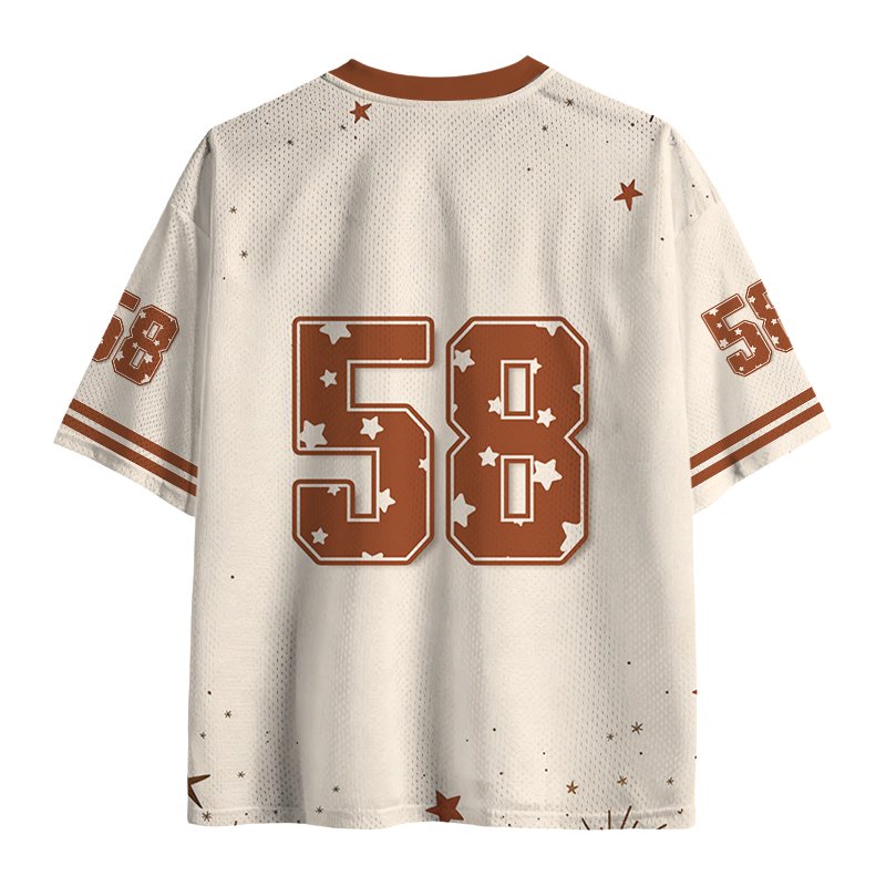 Tokyocanvas Eat Cheese And Sin Meme Mesh Jersey