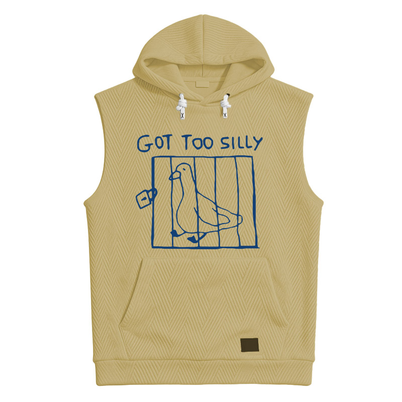 Tokyocanvas Got Too Silly Meme Hooded Tank