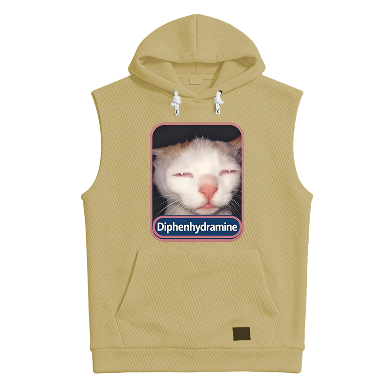 Tokyocanvas Diphenhydramine Cat Meme Hooded Tank