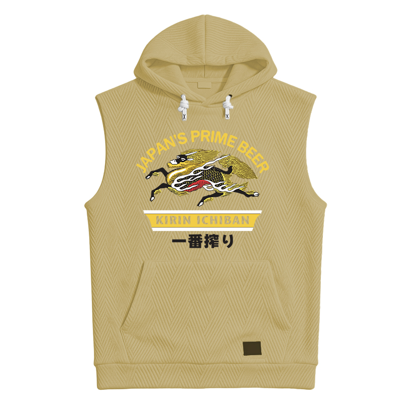 Tokyocanvas Kirin Ichiban Beer Logo Japanese Hooded Tank