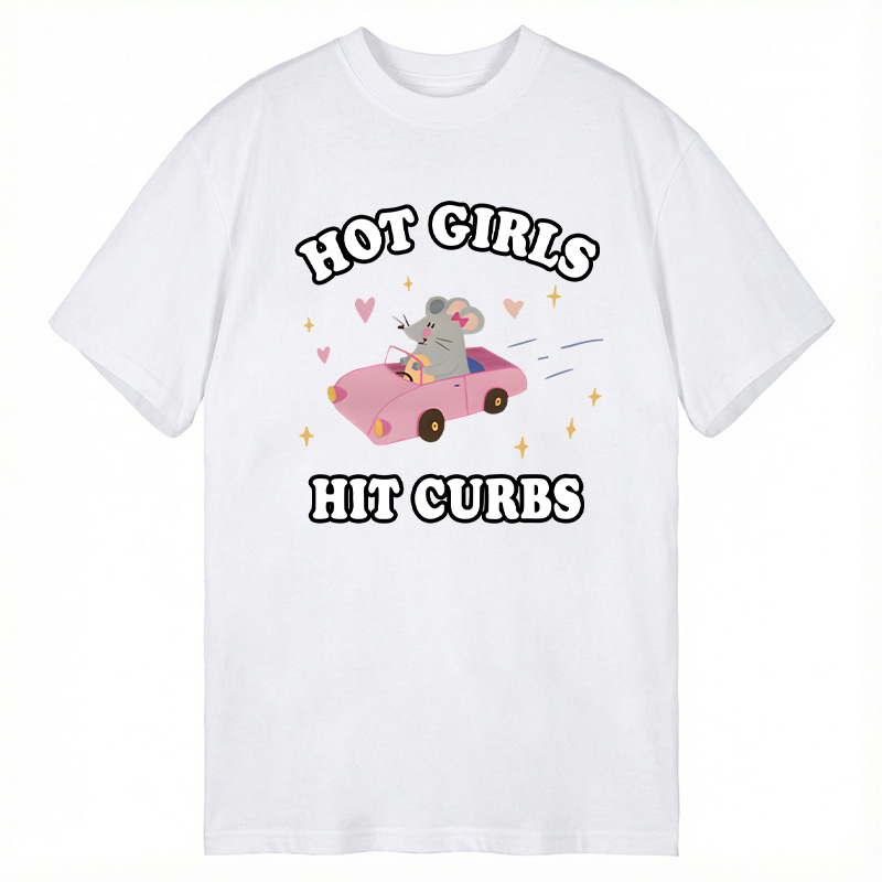 Tokyocanvas Hot Girls Hit Curbs Classic T-Shirt
