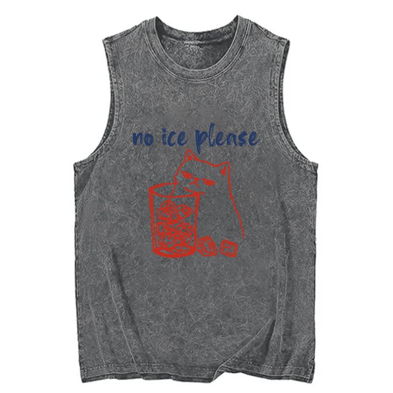 Tokyocanvas No Ice with Cat Washed Tank