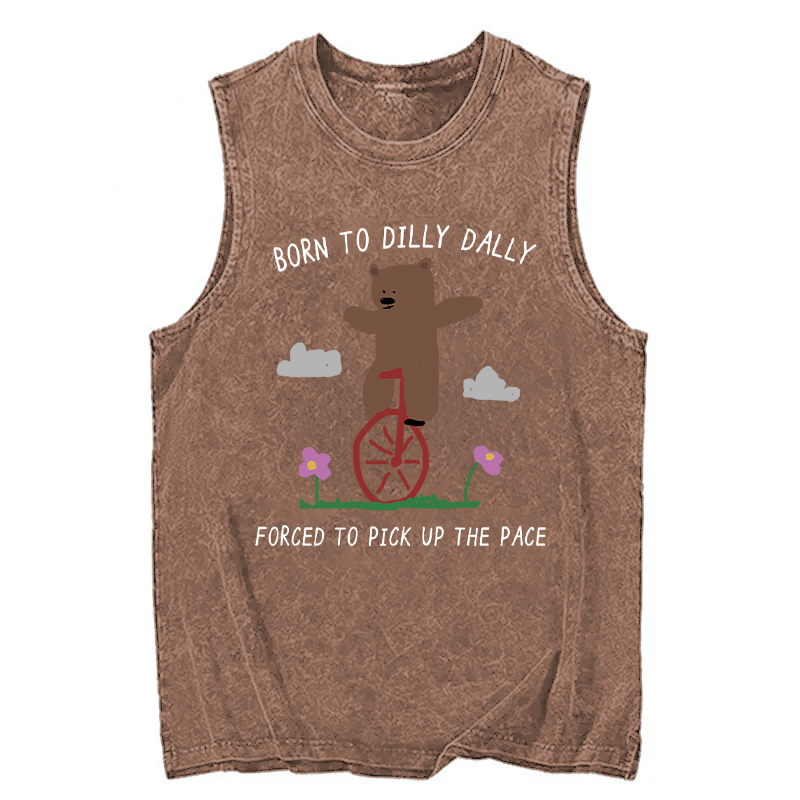 Tokyocanvas Forced To Pick Up The Pace Numbers Washed Tank