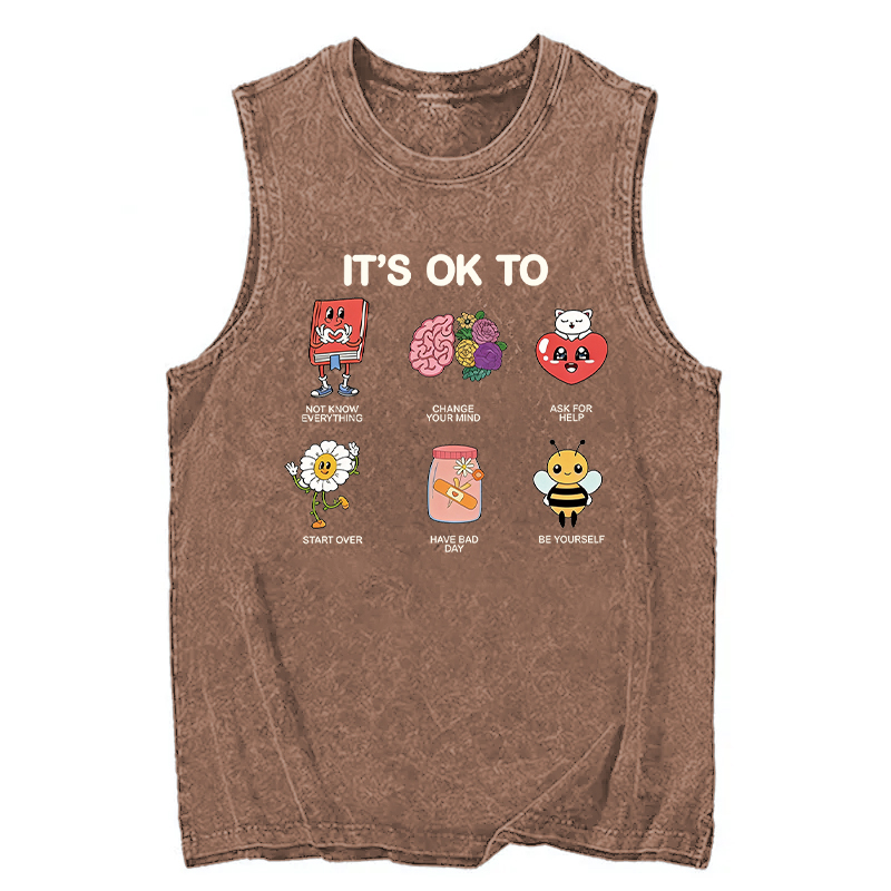 Tokyocanvas It's OK To Washed Tank