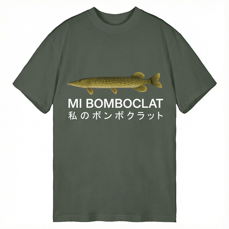Tokyocanvas Mi Bomboclat Fish Meme Classic T-Shirt