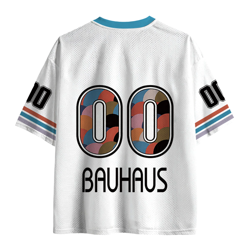 Tokyocanvas Geometric Design Mesh Jersey