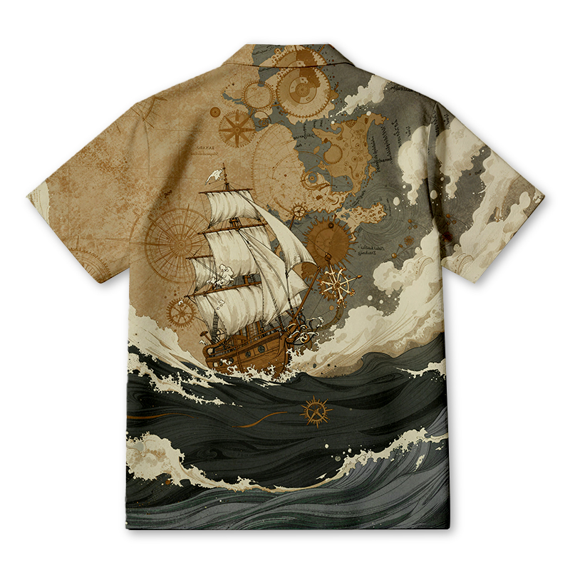 Tokyocanvas Sailing The Endless Seas Hawaiian Shirt