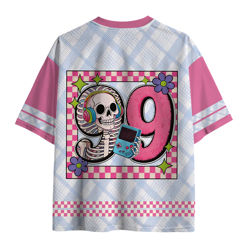 Tokyocanvas Please Be Patient Skull Meme Mesh Jersey