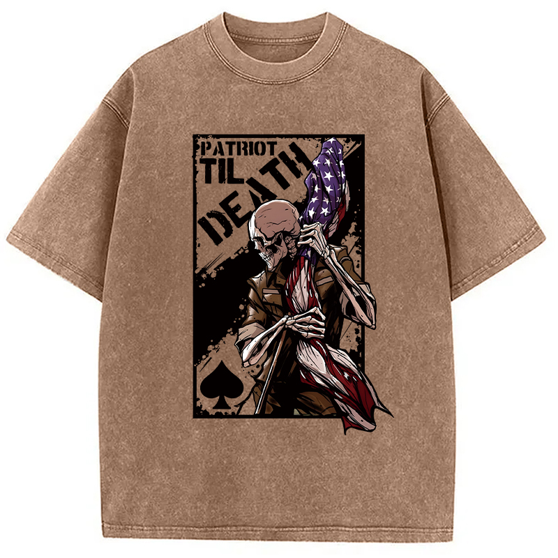 Tokyocanvas Patriot Til Death Washed T-Shirt