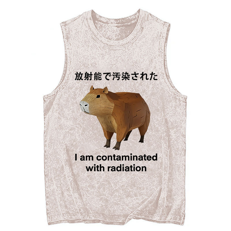 Tokyocanvas Capybara Contaminated By Radiation Washed Tank