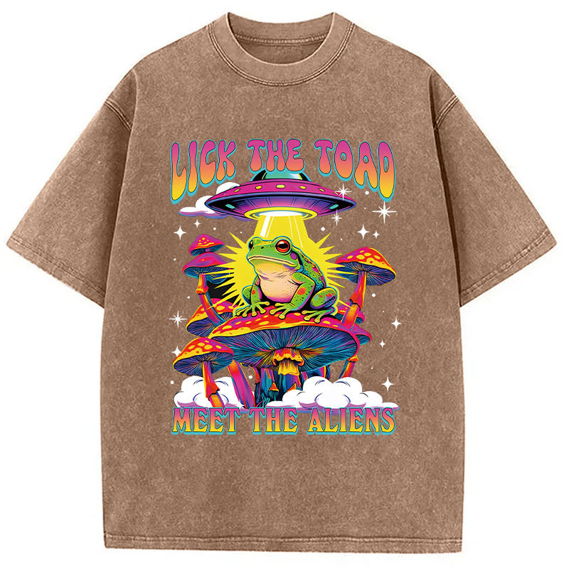 Tokyocanvas Lick The Toad Washed T-Shirt