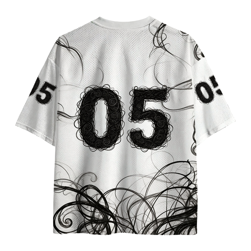 Tokyocanvas Crazy Cat Art Mesh Jersey