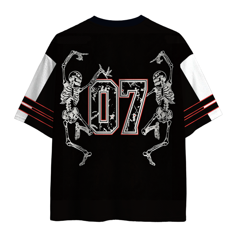 Tokyocanvas Sinister Skeletal Ritual Mesh Jersey