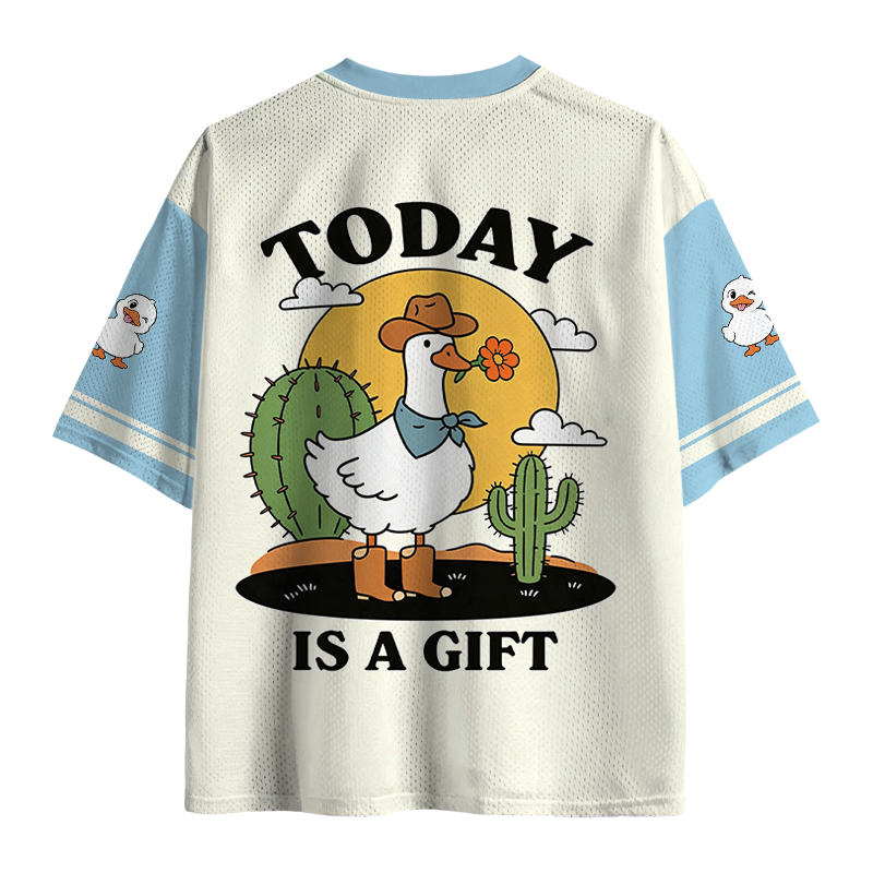 Tokyocanvas Happy Goose Funny Mesh Jersey