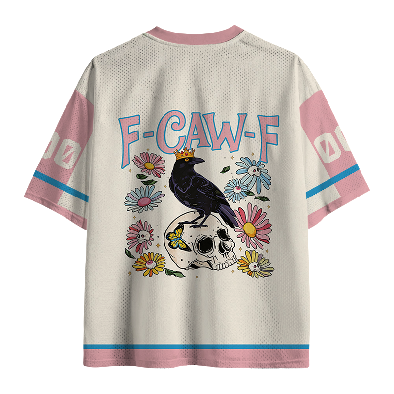 Tokyocanvas F-caw-f Funny Crow Mesh Jersey