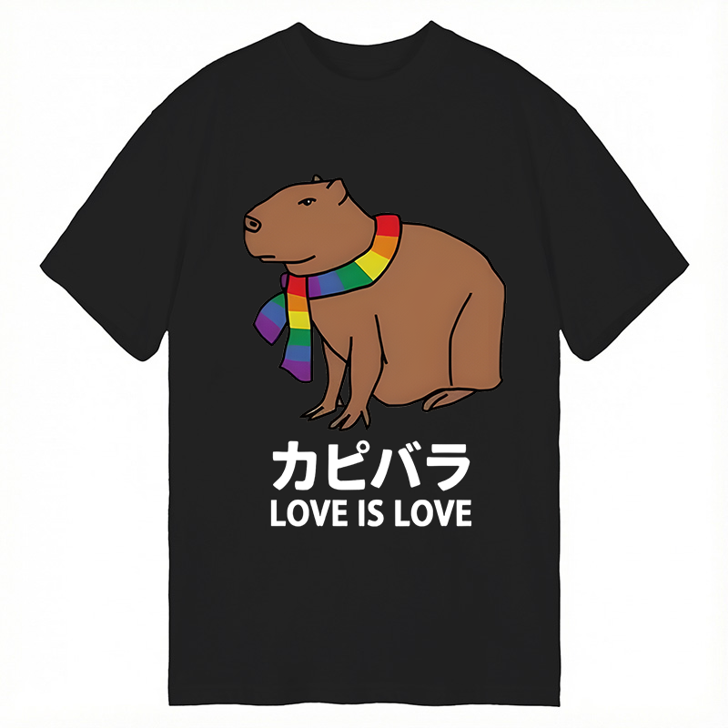 Tokyocanvas Capybara With Love Classic T-Shirt