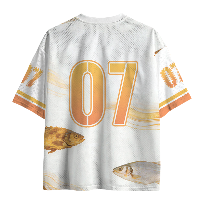 Tokyocanvas Fih Fish Meme Mesh Jersey