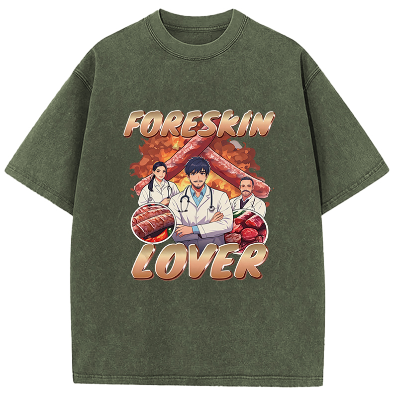 Tokyocanvas Foreskin Lover Washed T-Shirt