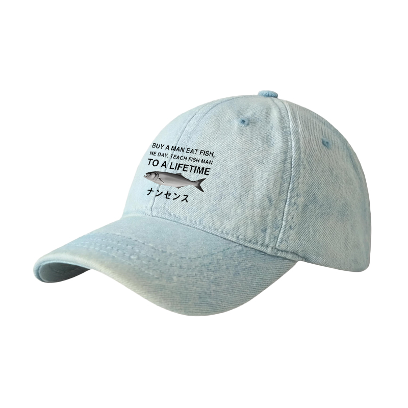 Tokyocanvas Funny To A Lifetime Denim Cap