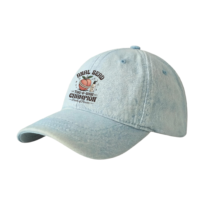 Tokyocanvas Anal Bead Tug-of-War Champion Denim Cap