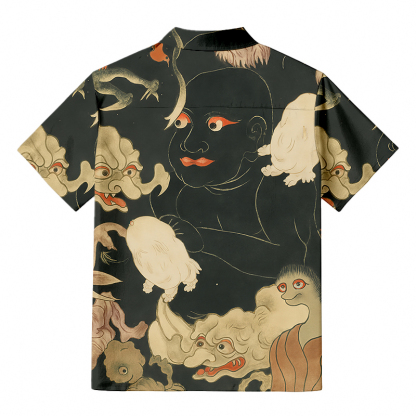 Tokyocanvas Yokai Encyclopedia Button-up Shirt