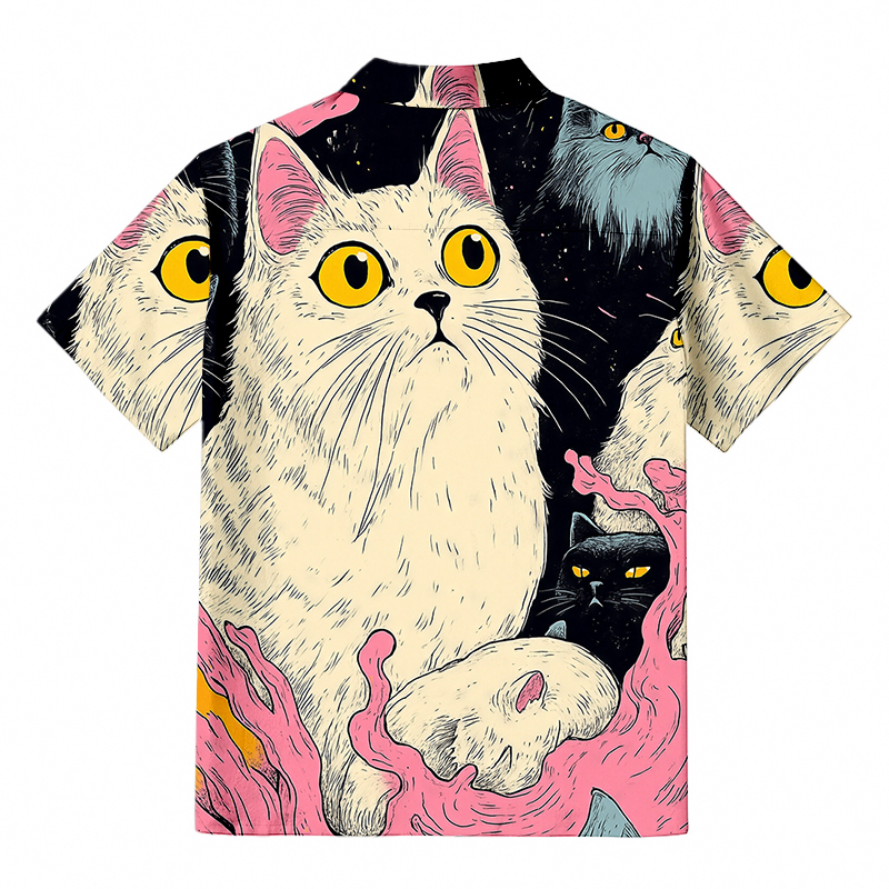 Tokyocanvas Cat's Fantasy Universe Button-up Shirt