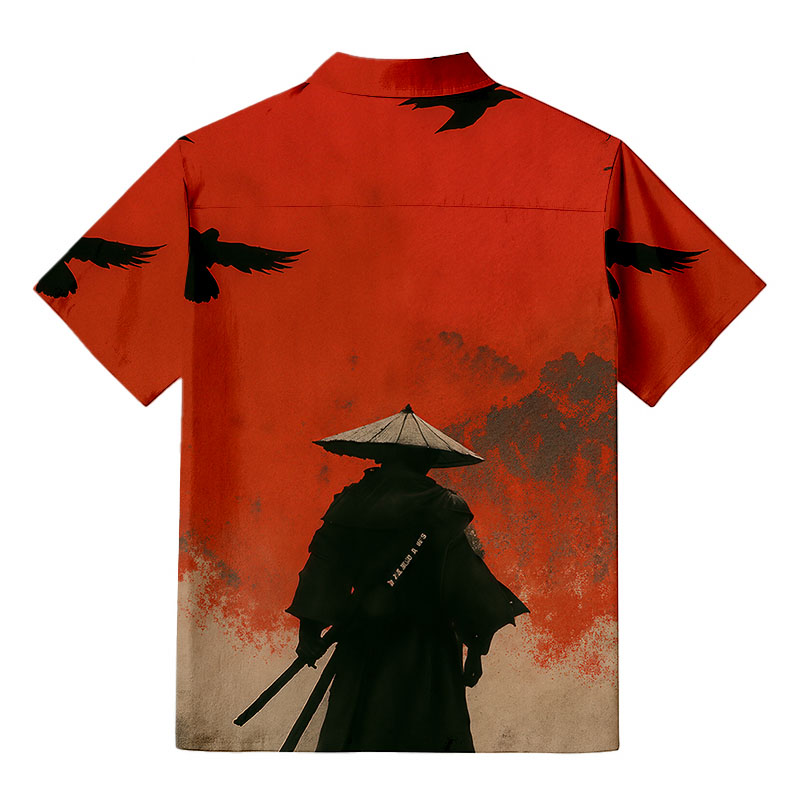 Tokyocanvas Blood Night Samurai Button-up Shirt